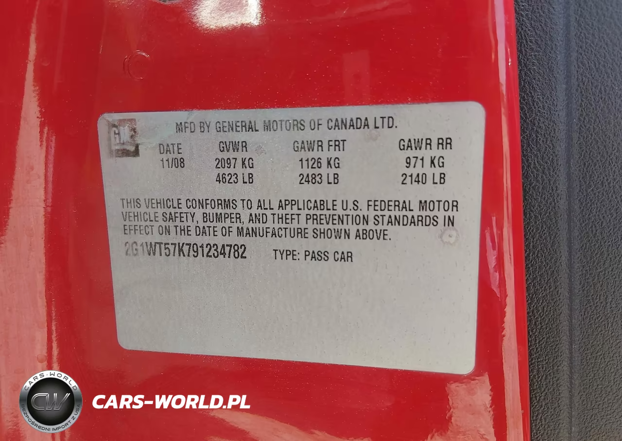 2009 Chevrolet Impala Lt VIN:2G1WT57K791234782 - 9