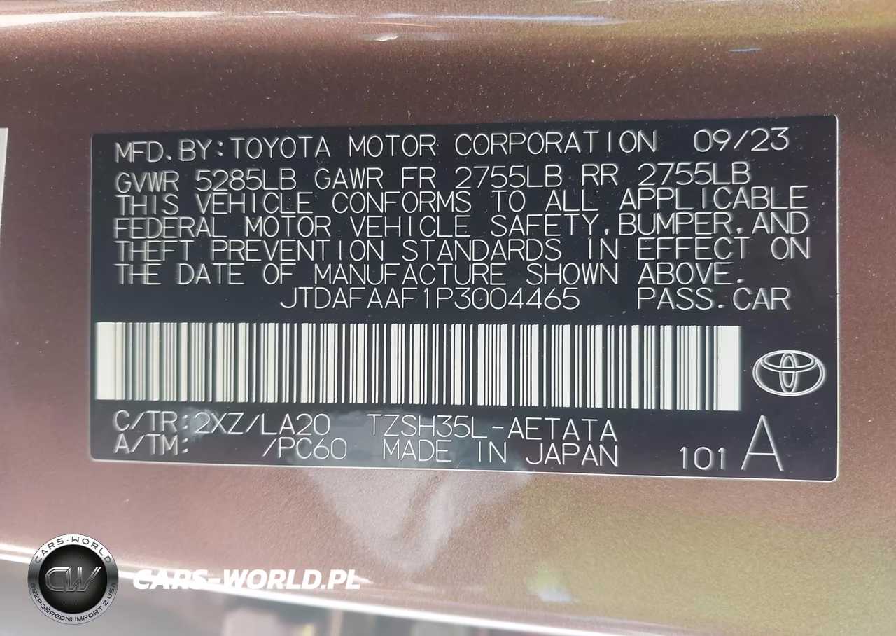 2023 Toyota Crown Platinum VIN:JTDAFAAF1P3004465 - 9