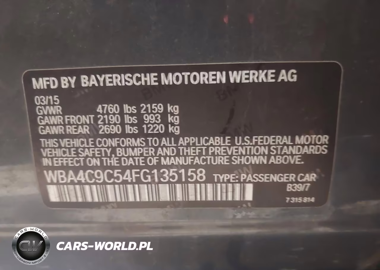 2015 BMW 428 Gran Coupe xDrive VIN:WBA4C9C54FG135158 - 9