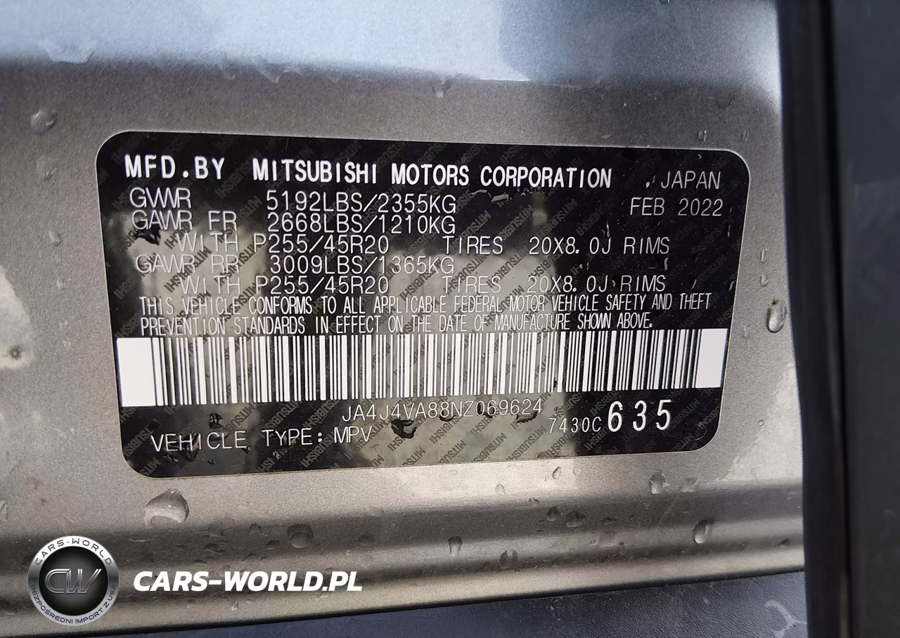 2022 Mitsubishi Outlander Sel 2.5 S-Awc-Sel Launch Edition S-Awc-Sel Special Edition S-Awc VIN:JA4J4VA88NZ069624 - 9