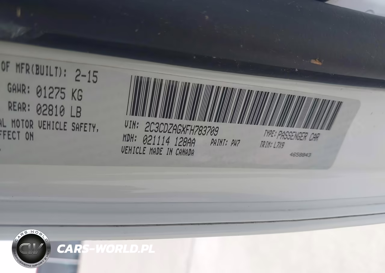 2015 Dodge Challenger Sxt VIN:2C3CDZAGXFH783709 - 9