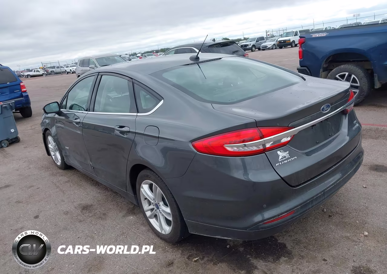 2018 Ford Fusion Hybrid Se VIN:3FA6P0LU9JR220975 - 3