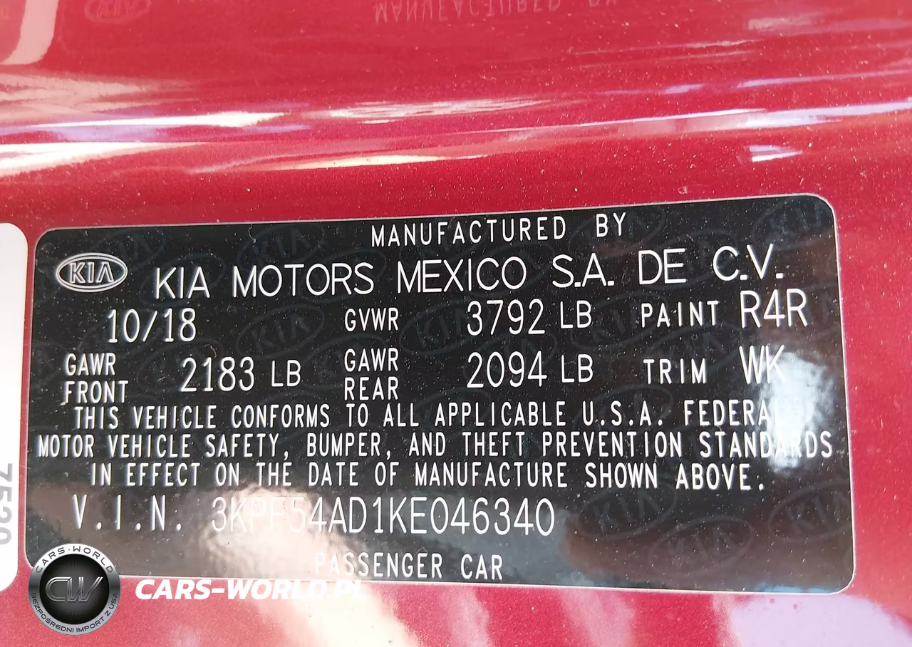 2019 Kia Forte Ex VIN:3KPF54AD1KE046340 - 9