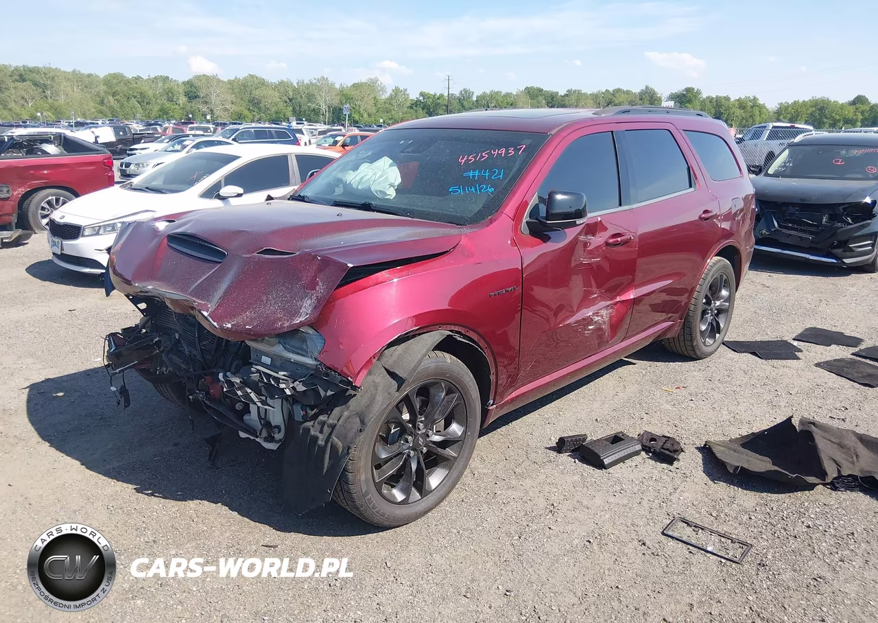 2021 Dodge Durango R-T Awd VIN:1C4SDJCTXMC692703 - 2