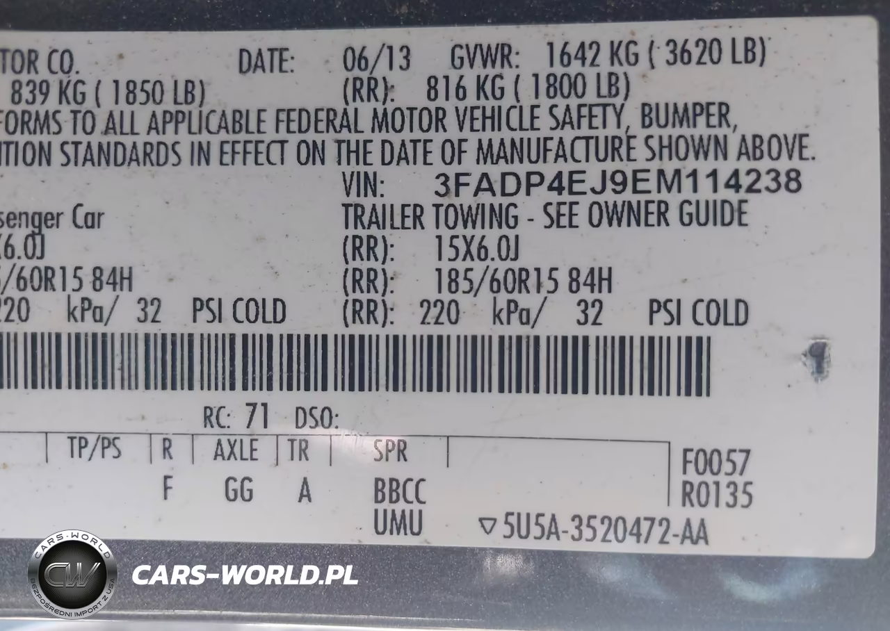 2014 Ford Fiesta Se VIN:3FADP4EJ9EM114238 - 9