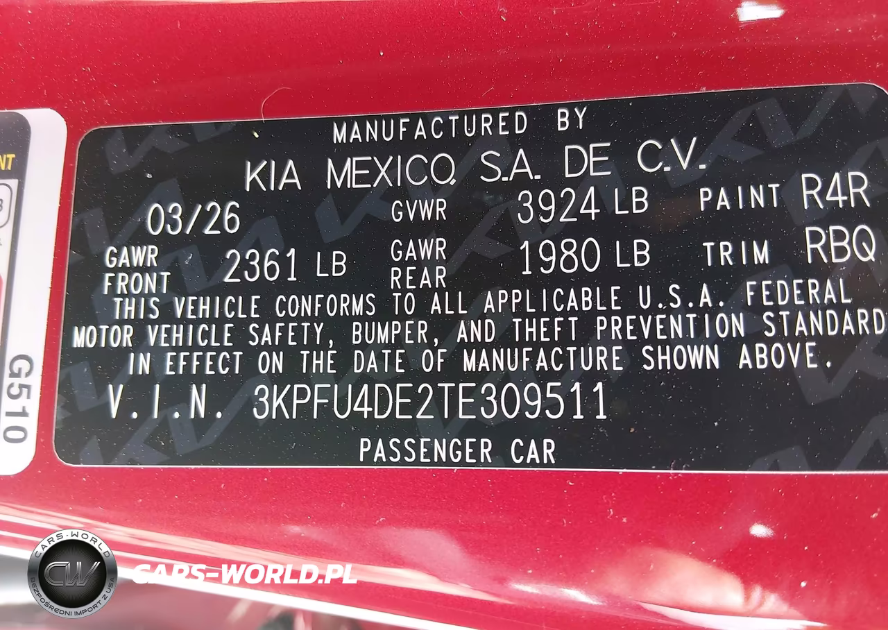 2026 Kia K4 Ex VIN:3KPFU4DE2TE309511 - 9