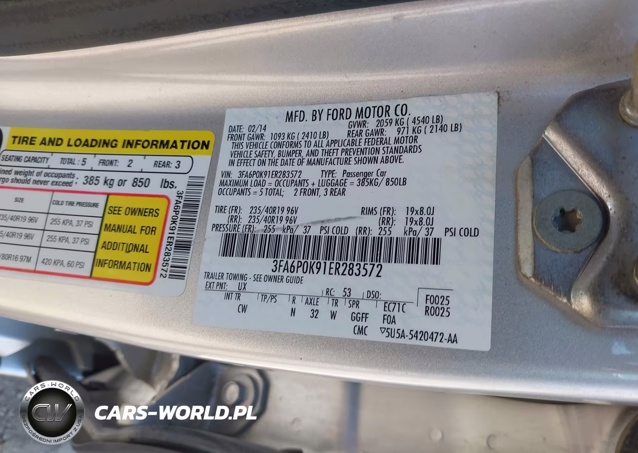 2014 Ford Fusion Titanium VIN:3FA6P0K91ER283572 - 9