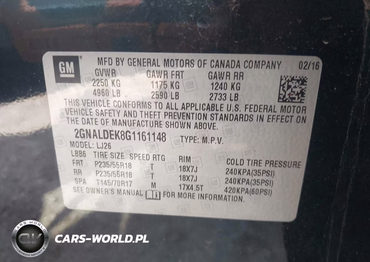 2016 Chevrolet Equinox Ltz VIN:2GNALDEK8G1161148 - 9