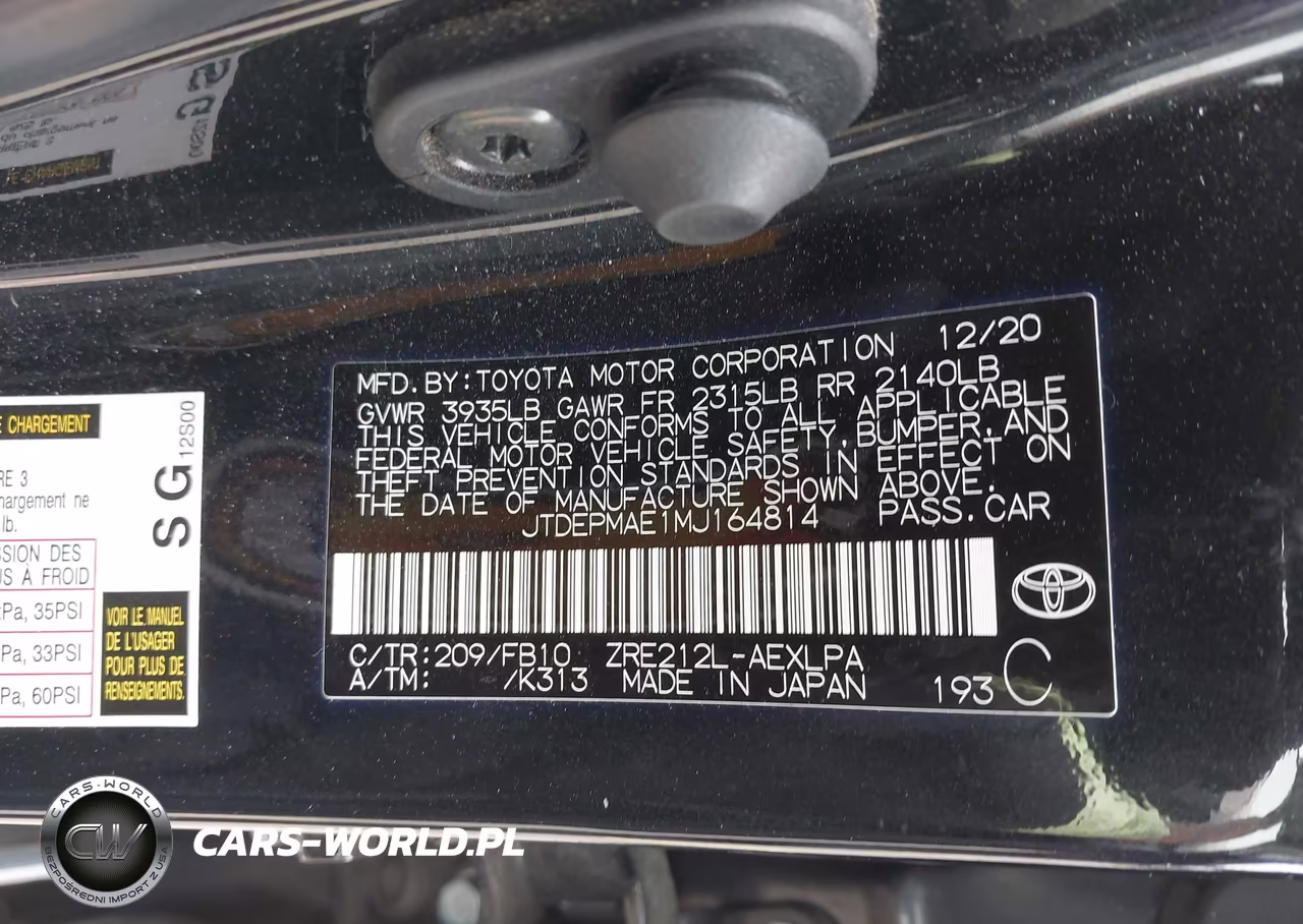 2021 Toyota Corolla Le VIN:JTDEPMAE1MJ164814 - 9