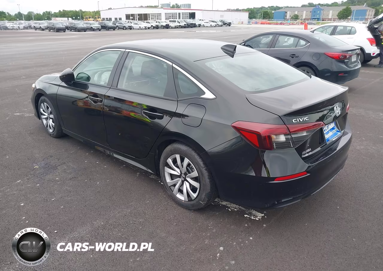 2026 Honda Civic Lx VIN:2HGFE2F2XTH578253 - 3