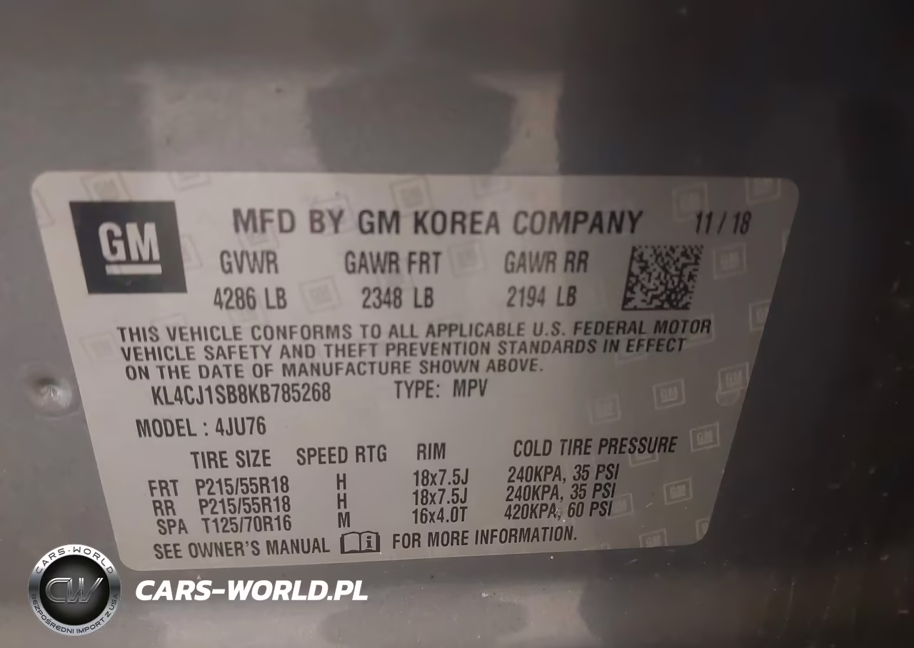 2019 Buick Encore Fwd Sport Touring VIN:KL4CJ1SB8KB785268 - 9