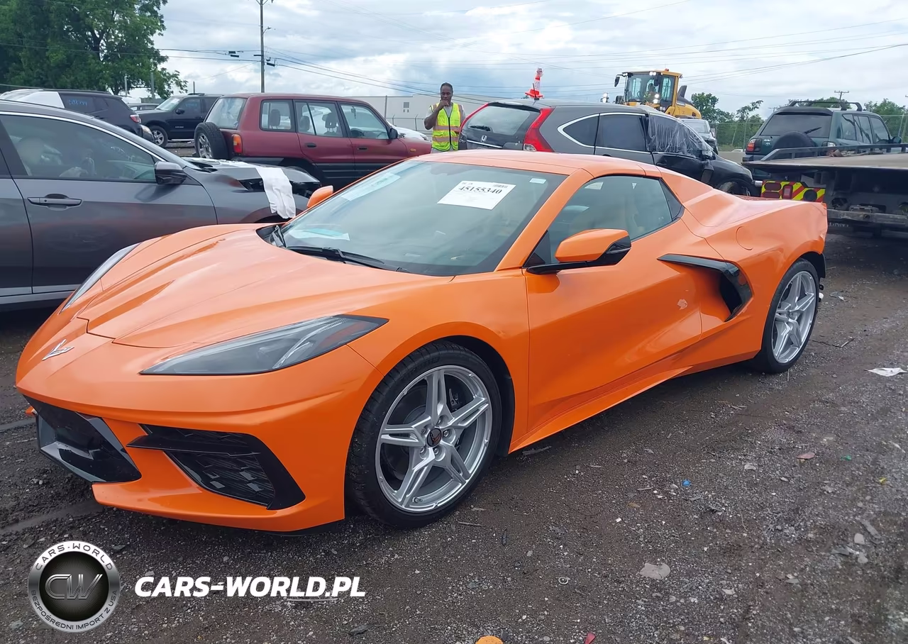 2022 Chevrolet Corvette Stingray Rwd 2Lt VIN:1G1YB3D44N5119040 - 2