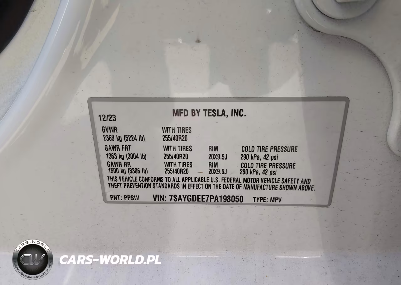 2023 Tesla Model Y VIN:7SAYGDEE7PA198050 - 9