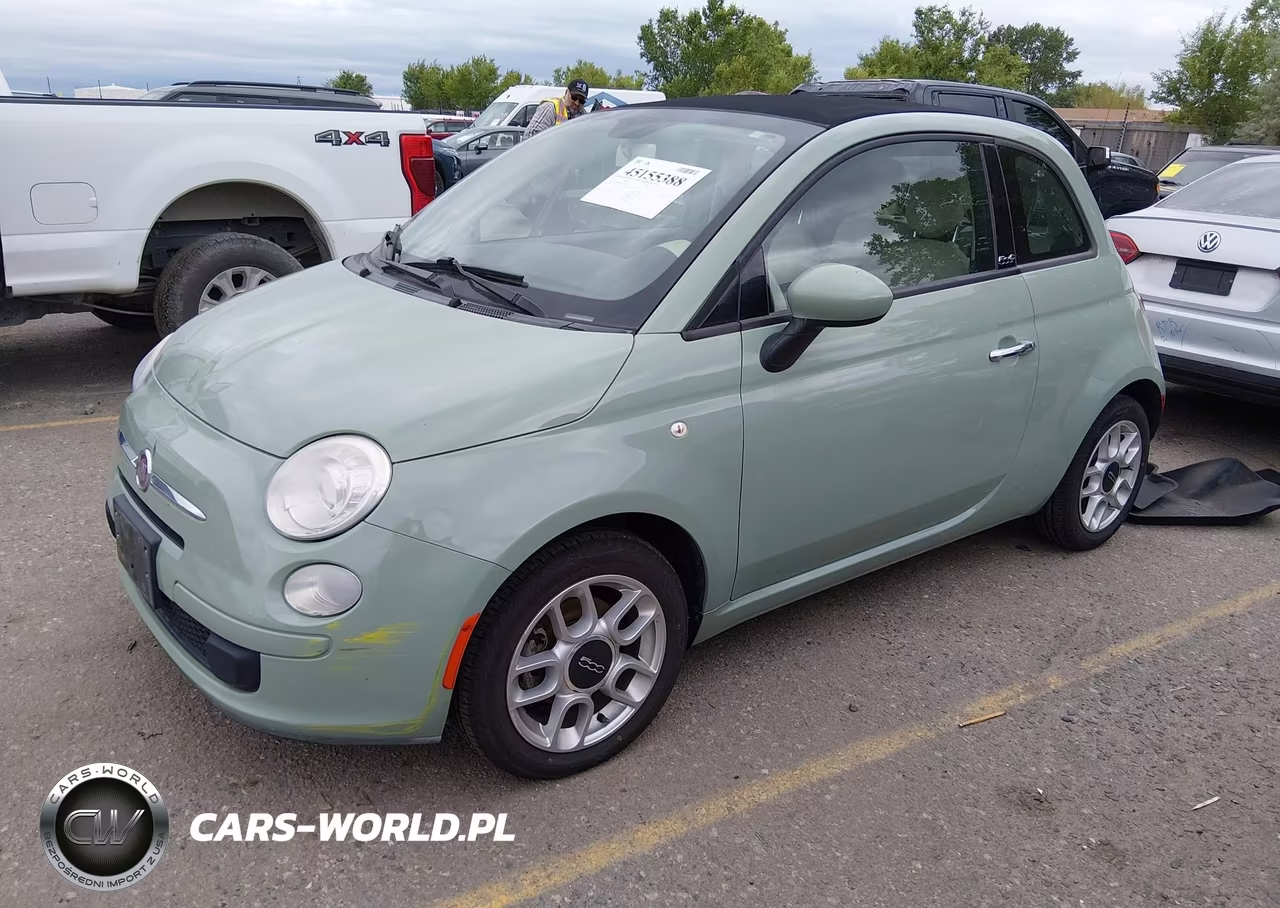 2012 Fiat 500C Pop VIN:3C3CFFDR8CT140056 - 2