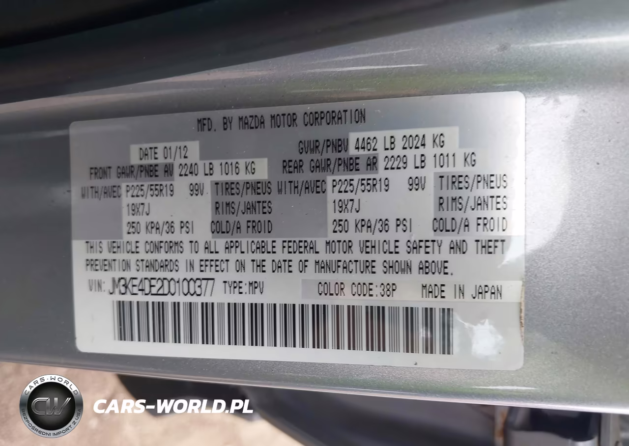 2013 Mazda Cx-5 Grand Touring VIN:JM3KE4DE2D0100377 - 9