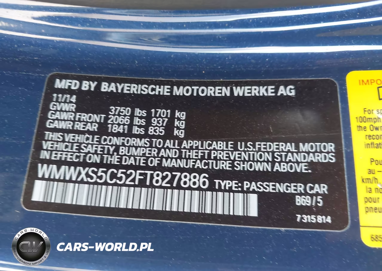 2015 Mini Hardtop Cooper VIN:WMWXS5C52FT827886 - 9
