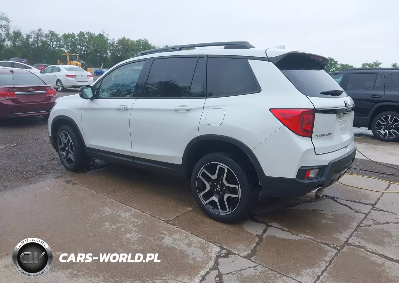 2022 Honda Passport Awd Elite VIN:5FNYF8H05NB030057 - 3