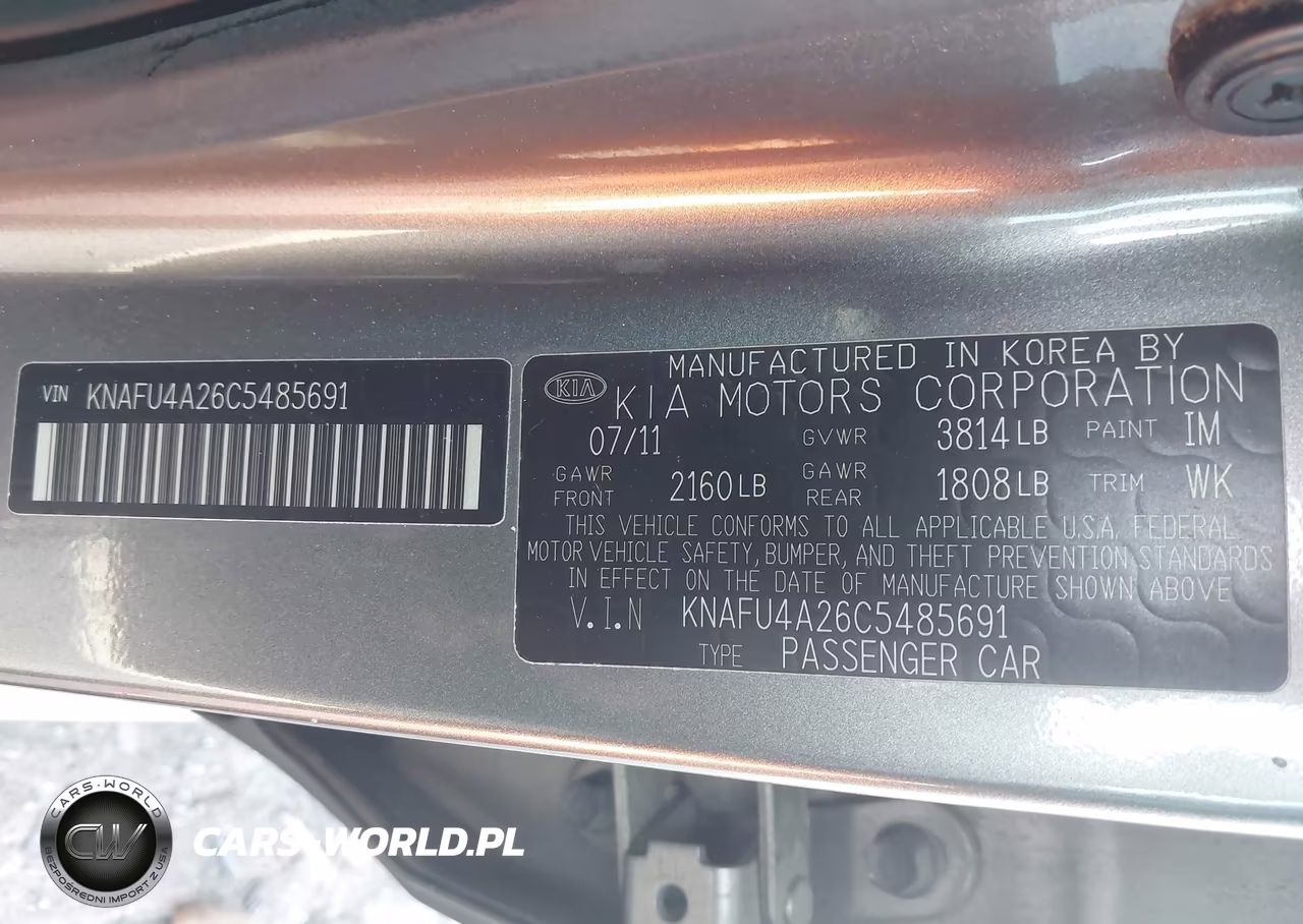 2012 Kia Forte Ex VIN:KNAFU4A26C5485691 - 9