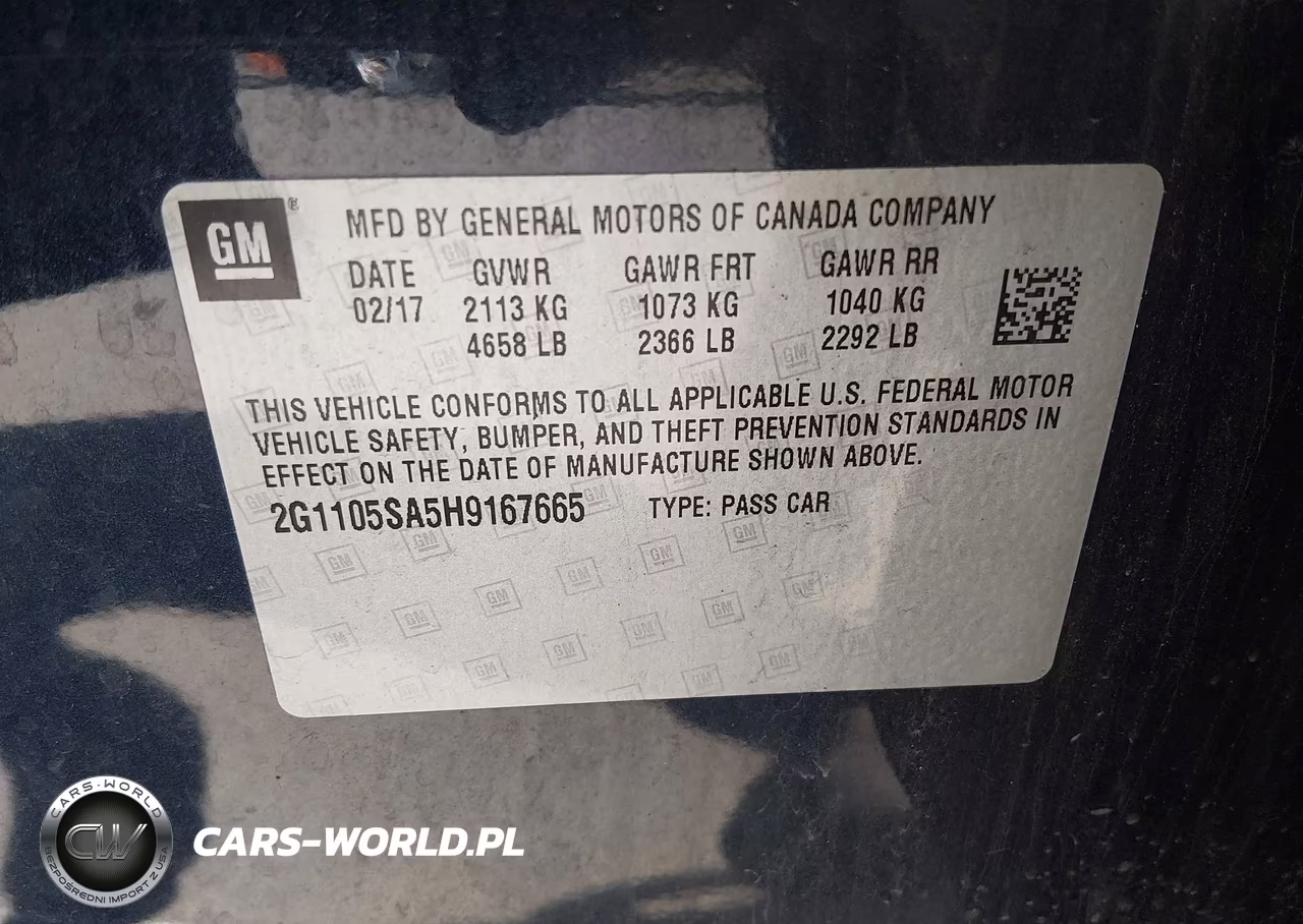 2017 Chevrolet Impala 1Lt VIN:2G1105SA5H9167665 - 9