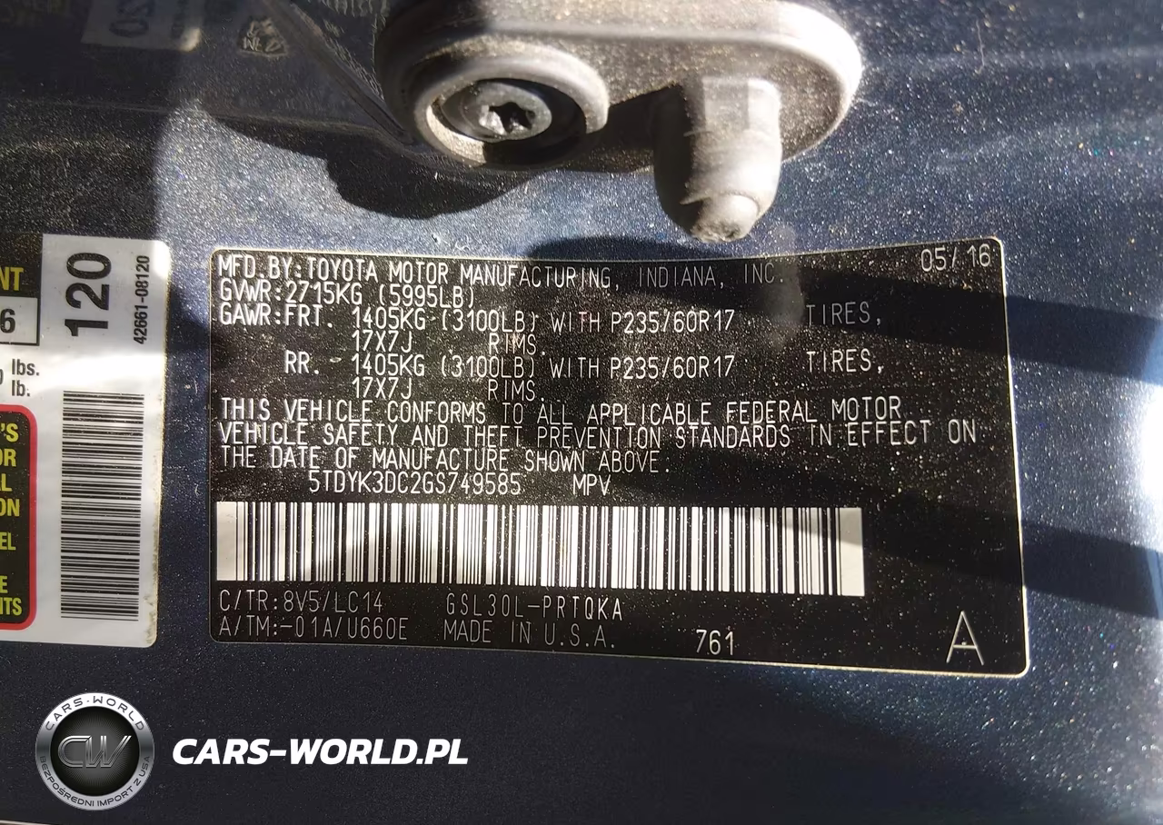2016 Toyota Sienna Xle-Xle 8 Passenger VIN:5TDYK3DC2GS749585 - 9