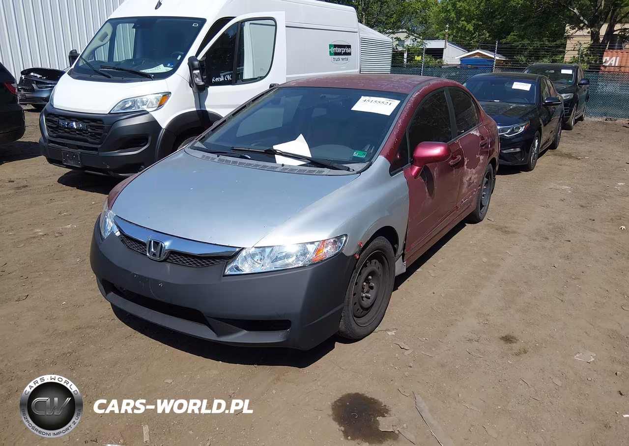 2009 Honda Civic Lx VIN:19XFA16509E014338 - 2