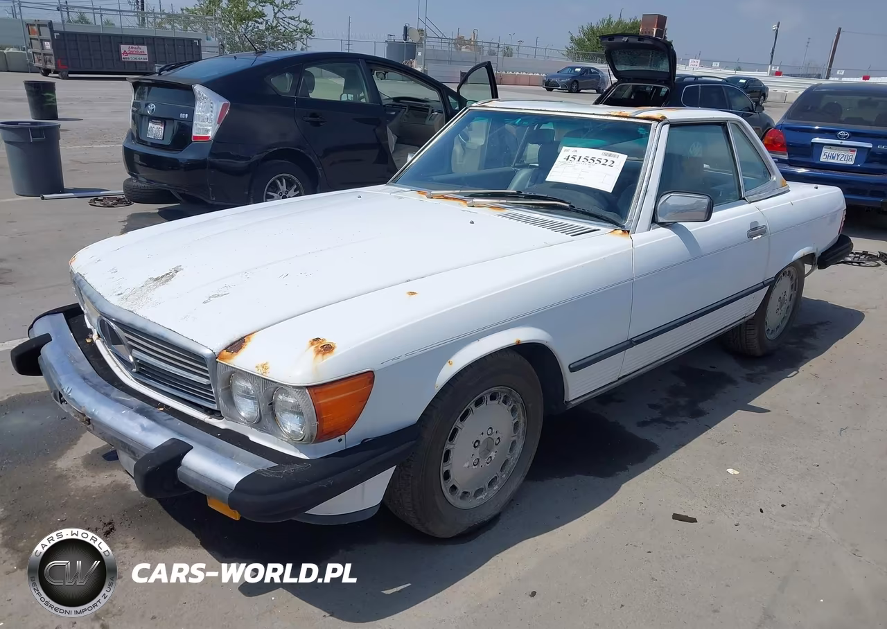 1987 Mercedes-Benz 560 Sl VIN:WDBBA48D5HA072014 - 2