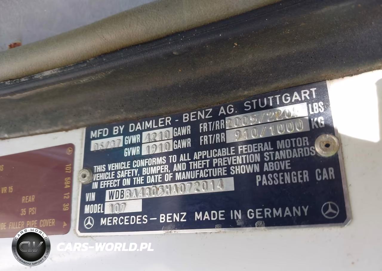 1987 Mercedes-Benz 560 Sl VIN:WDBBA48D5HA072014 - 9