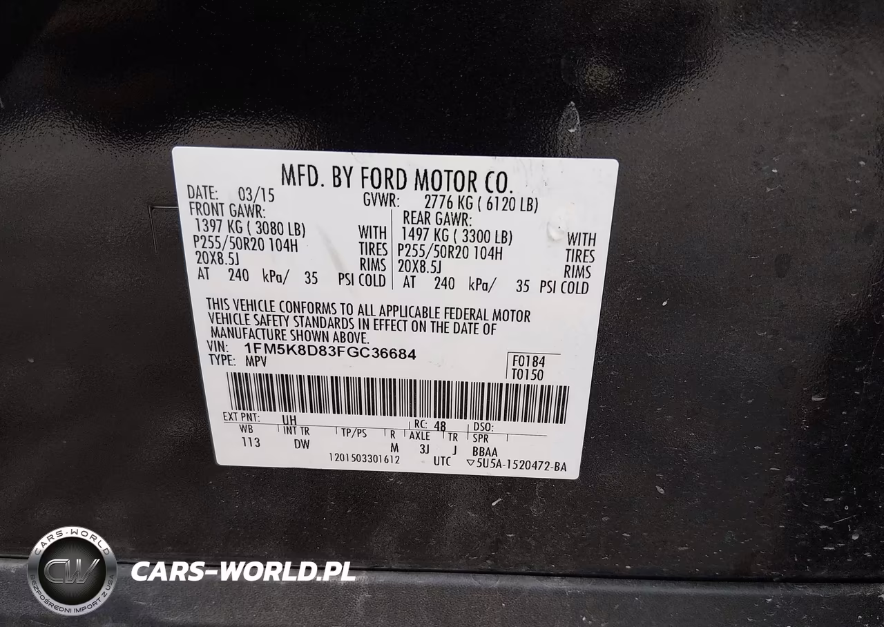 2015 Ford Explorer Xlt VIN:1FM5K8D83FGC36684 - 9
