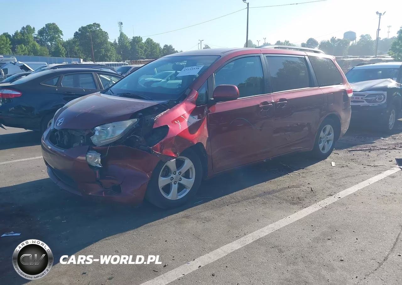 2012 Toyota Sienna Le V6 8 Passenger VIN:5TDKK3DC3CS191441 - 2
