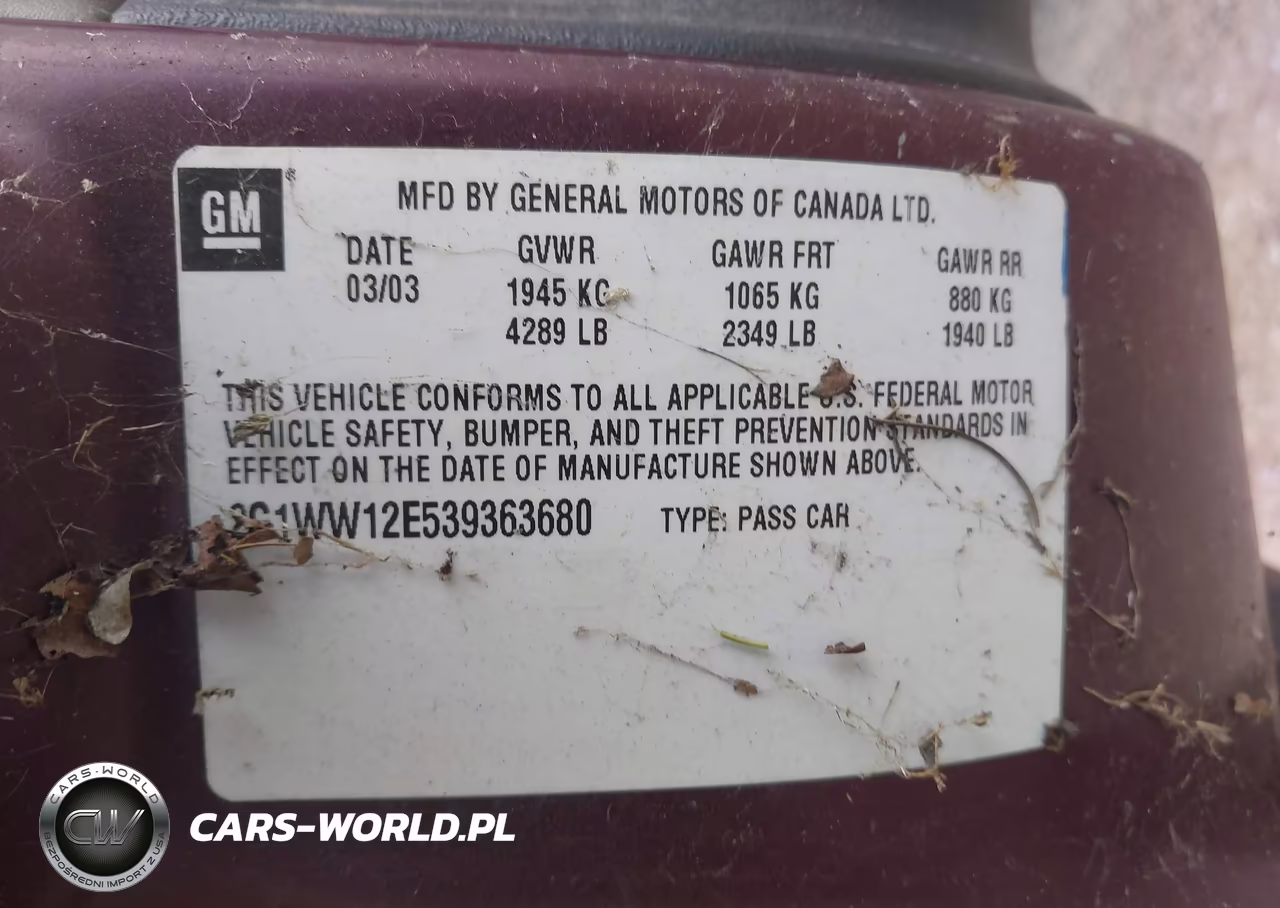 2003 Chevrolet Monte Carlo Ls VIN:2G1WW12E539363680 - 9