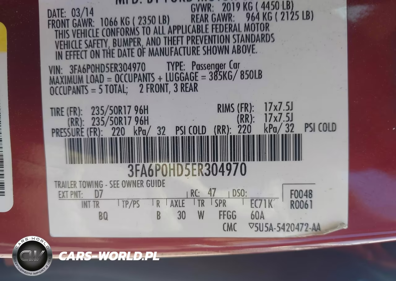 2014 Ford Fusion Se VIN:3FA6P0HD5ER304970 - 9