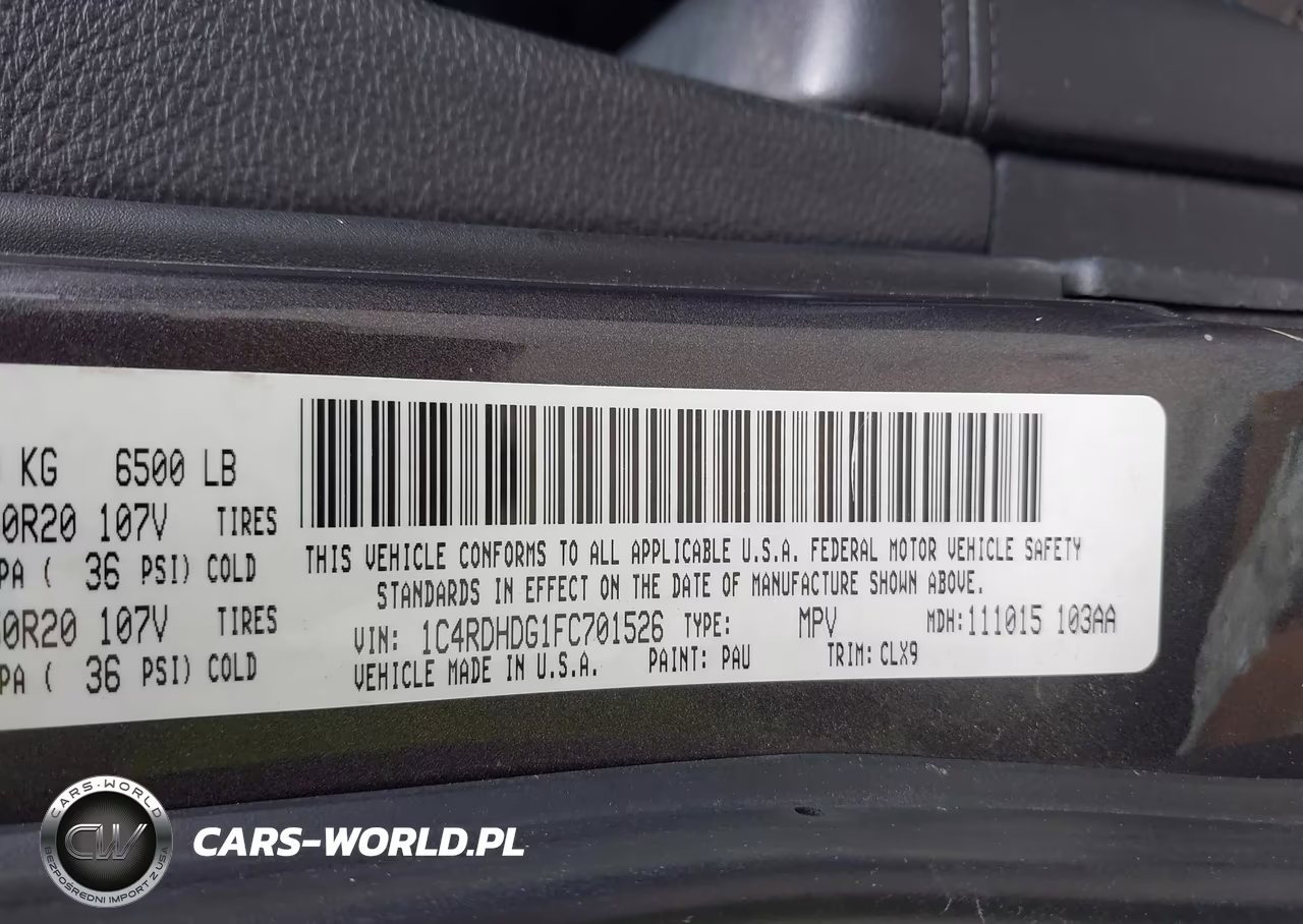 2015 Dodge Durango Limited VIN:1C4RDHDG1FC701526 - 9