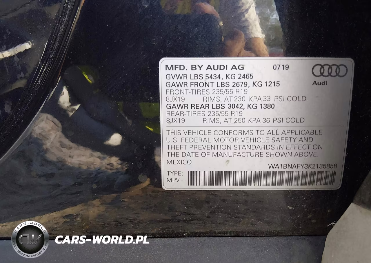 2019 Audi Q5 45 Premium VIN:WA1BNAFY3K2135858 - 9