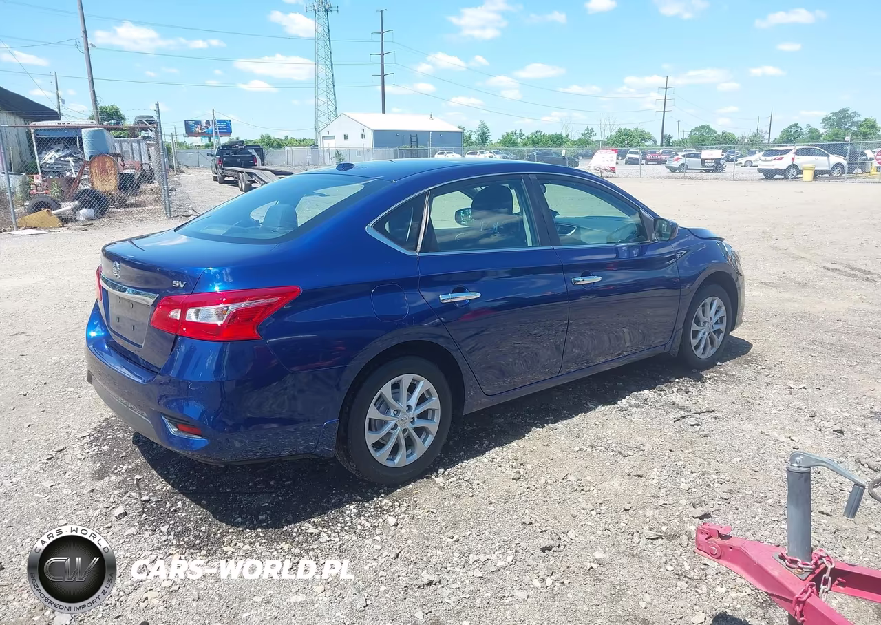 2019 Nissan Sentra Sv VIN:3N1AB7AP5KY285440 - 4