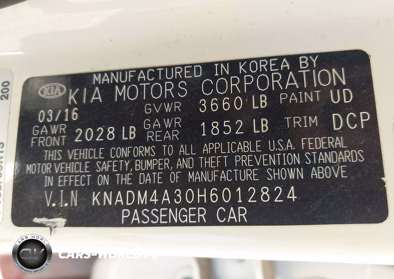 2017 Kia Rio Lx VIN:KNADM4A30H6012824 - 9