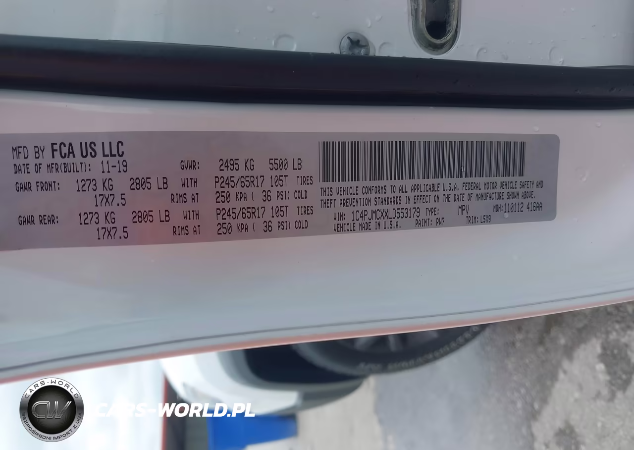 2020 Jeep Cherokee Upland 4X4 VIN:1C4PJMCXXLD553179 - 9