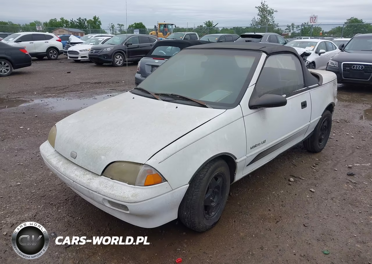 1991 Geo Metro Lsi Sprint Cl VIN:JG1MR3365MK616482 - 2