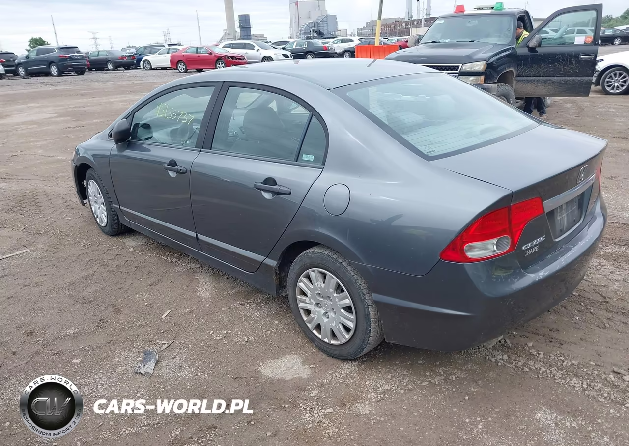 2009 Honda Civic Vp VIN:19XFA16359E030095 - 3