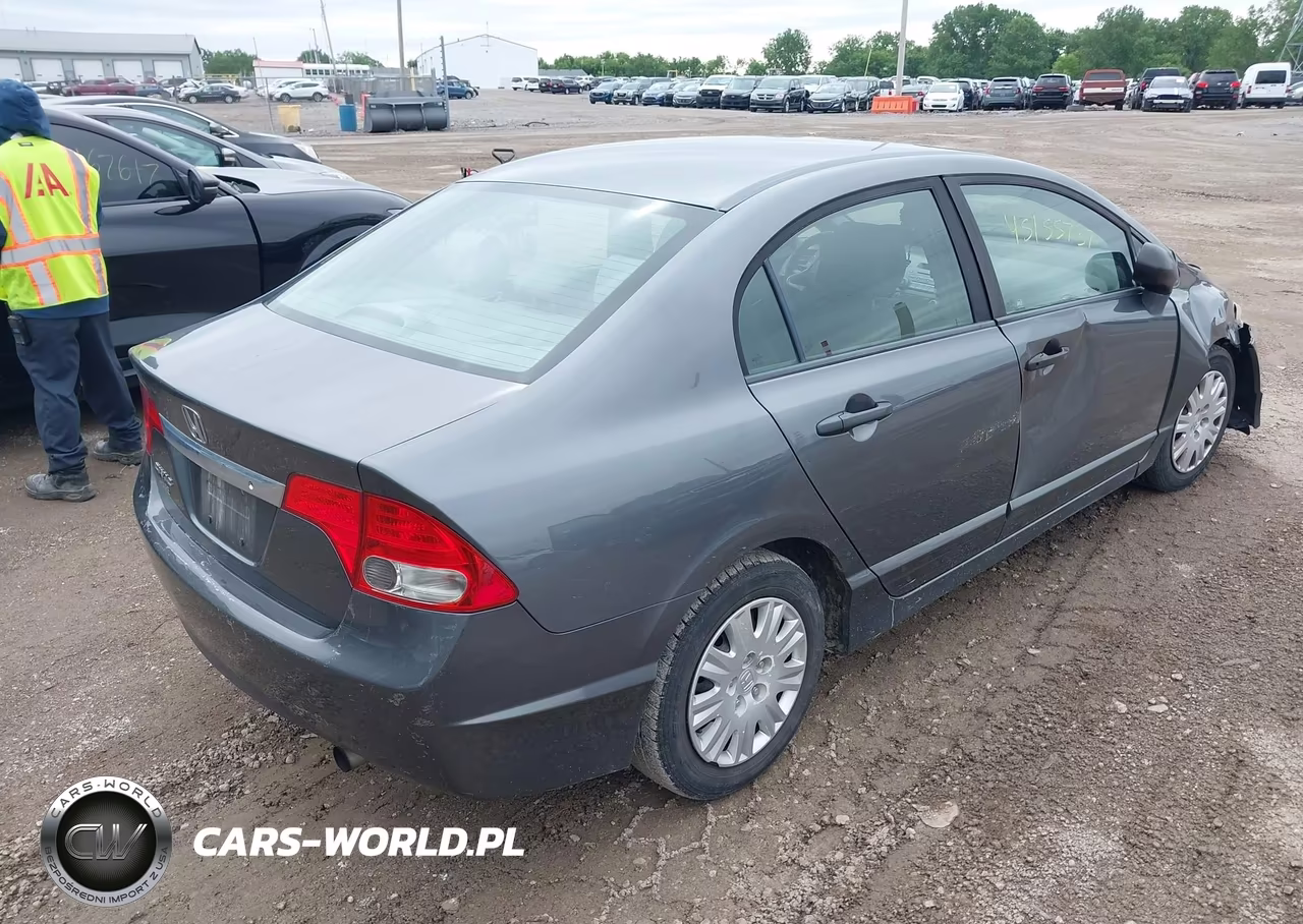 2009 Honda Civic Vp VIN:19XFA16359E030095 - 4