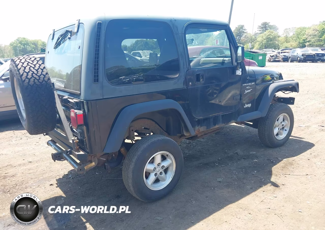 2001 Jeep Wrangler Sport VIN:1J4FA49S91P361572 - 4