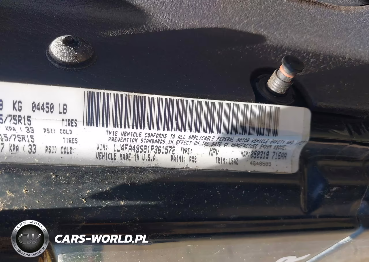 2001 Jeep Wrangler Sport VIN:1J4FA49S91P361572 - 9