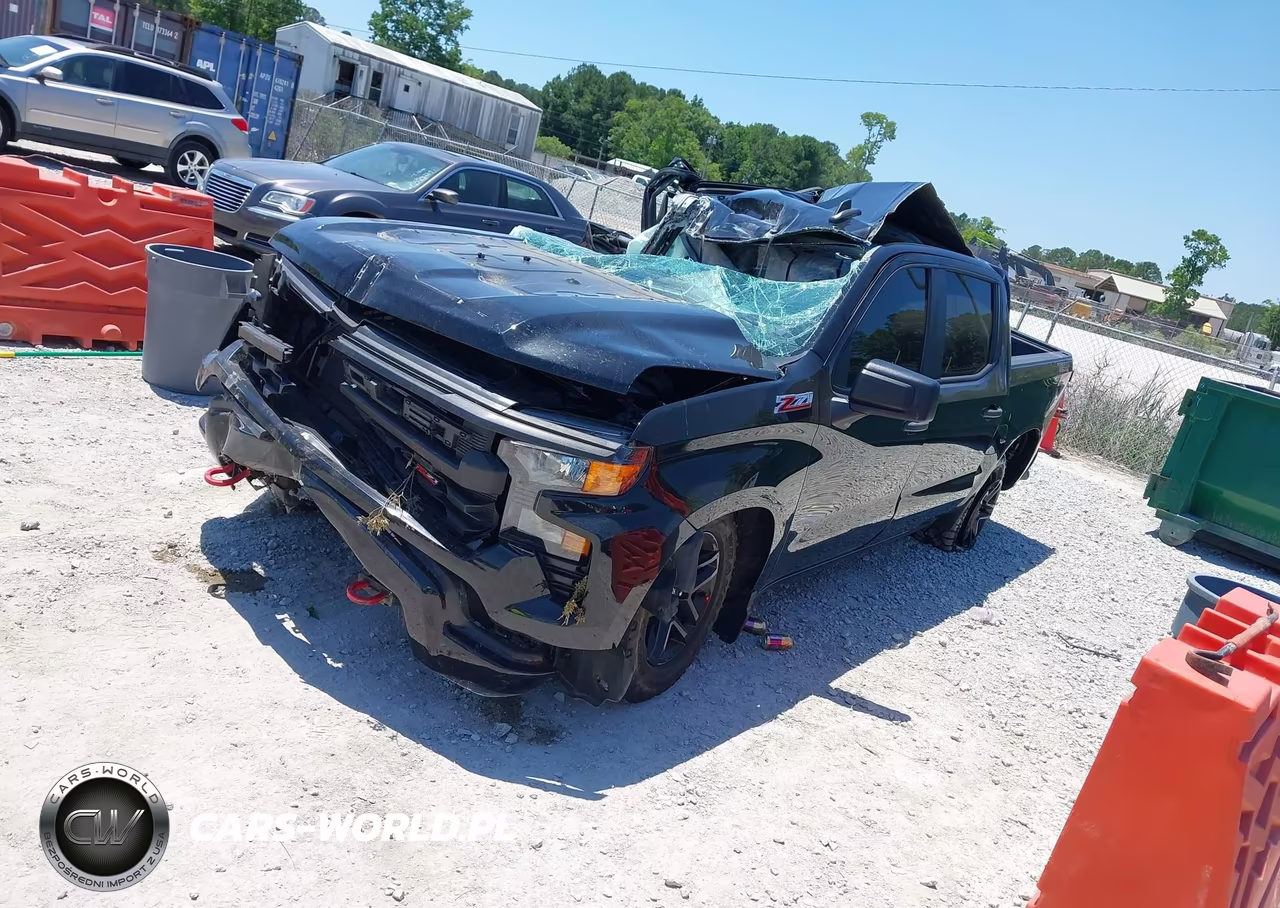2022 Chevrolet Silverado 1500 4Wd Short Bed Custom Trail Boss VIN:3GCPDCED6NG685530 - 2