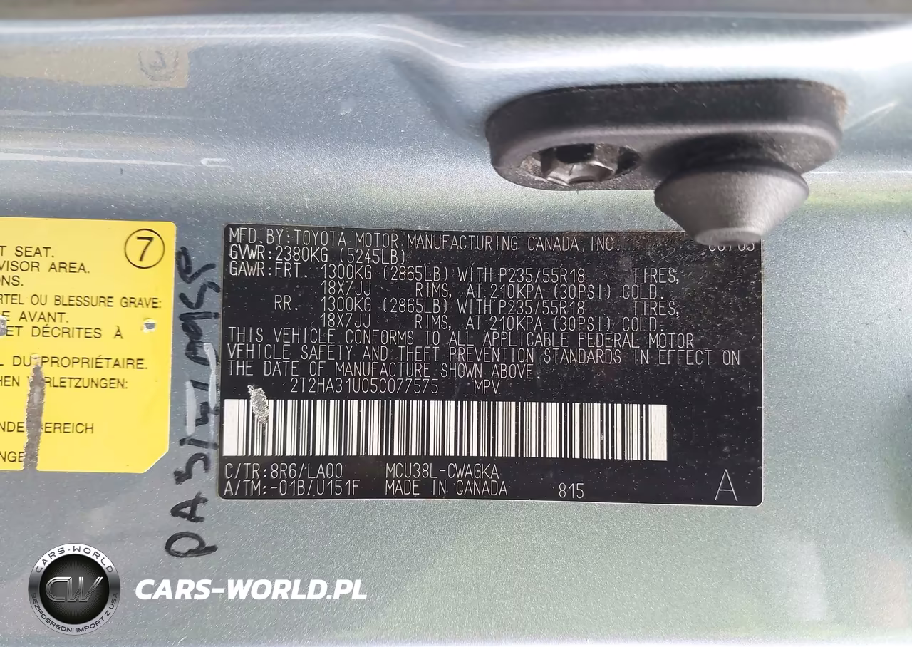 2005 Lexus Rx 330 VIN:2T2HA31U05C077575 - 9