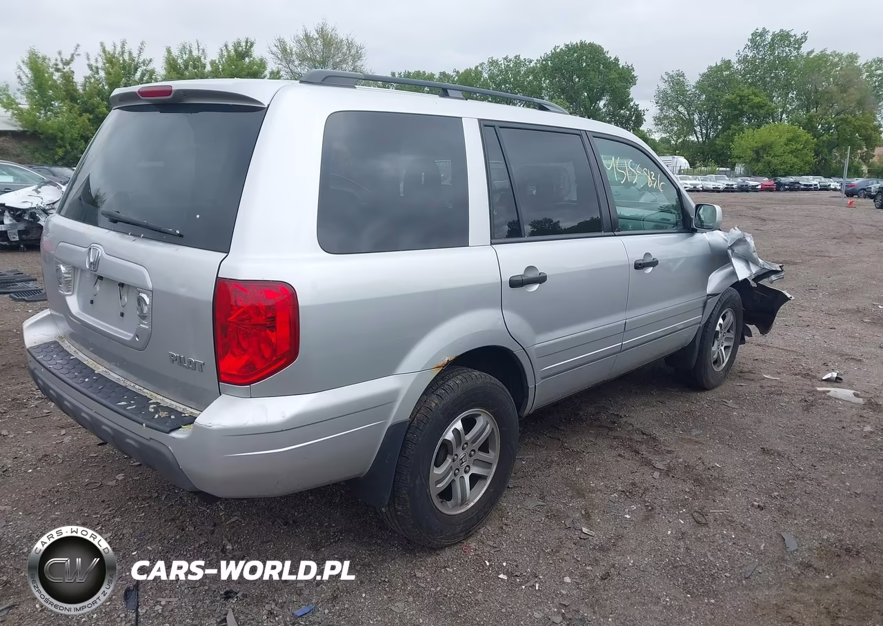 2005 Honda Pilot Ex-L VIN:5FNYF18565B054967 - 4