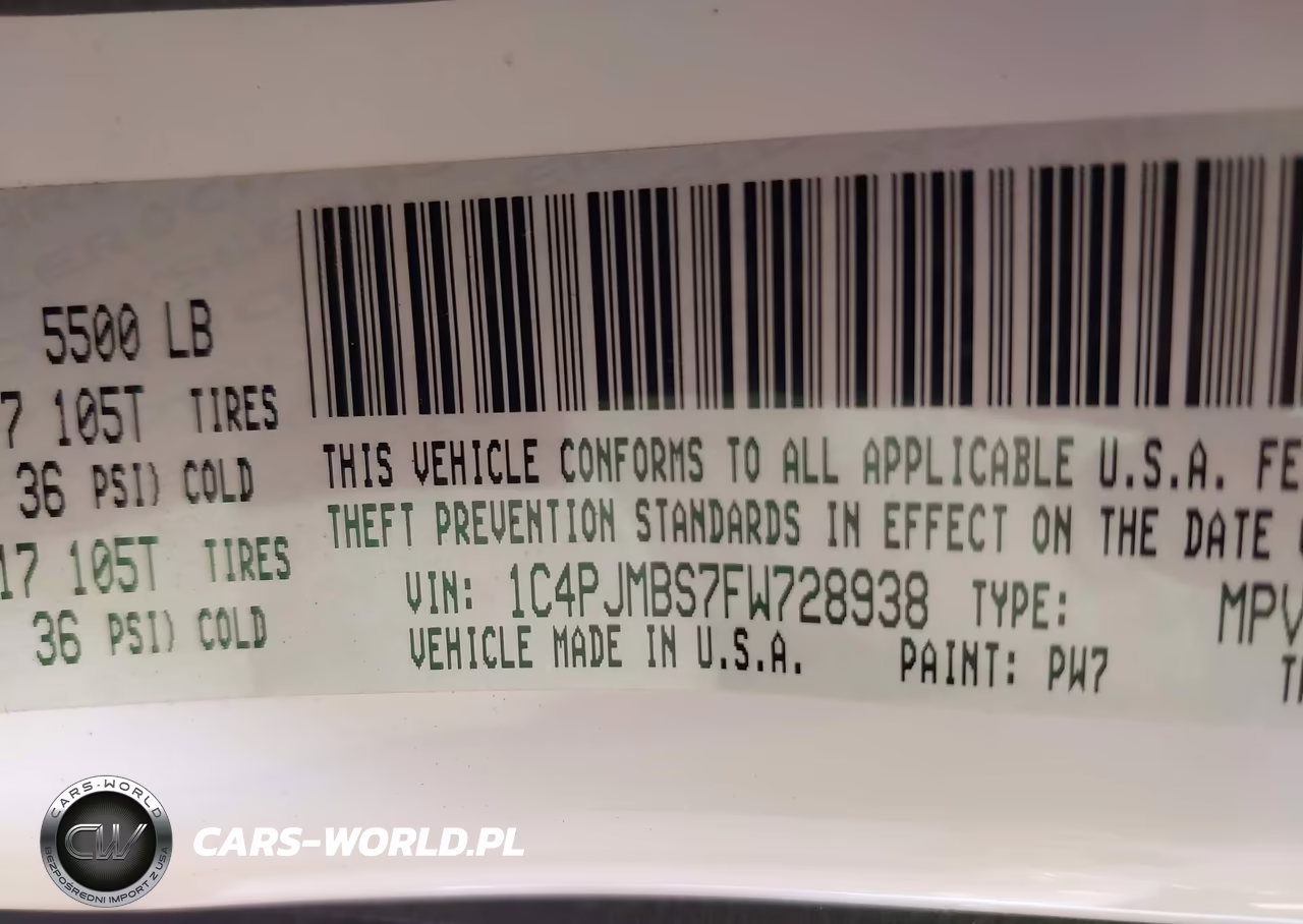 2015 Jeep Cherokee Trailhawk VIN:1C4PJMBS7FW728938 - 9