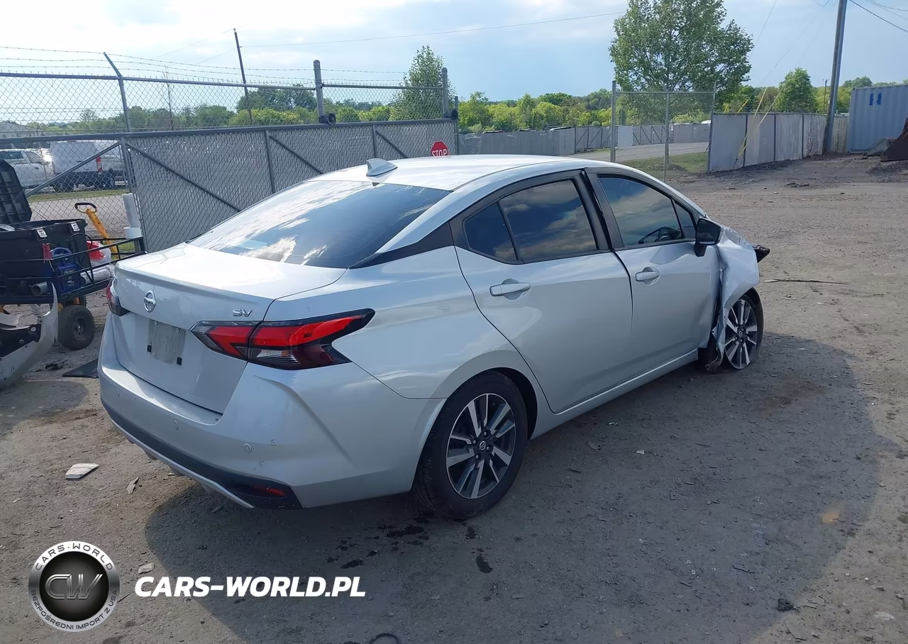 2021 Nissan Versa Sv Xtronic Cvt VIN:3N1CN8EV2ML867848 - 4