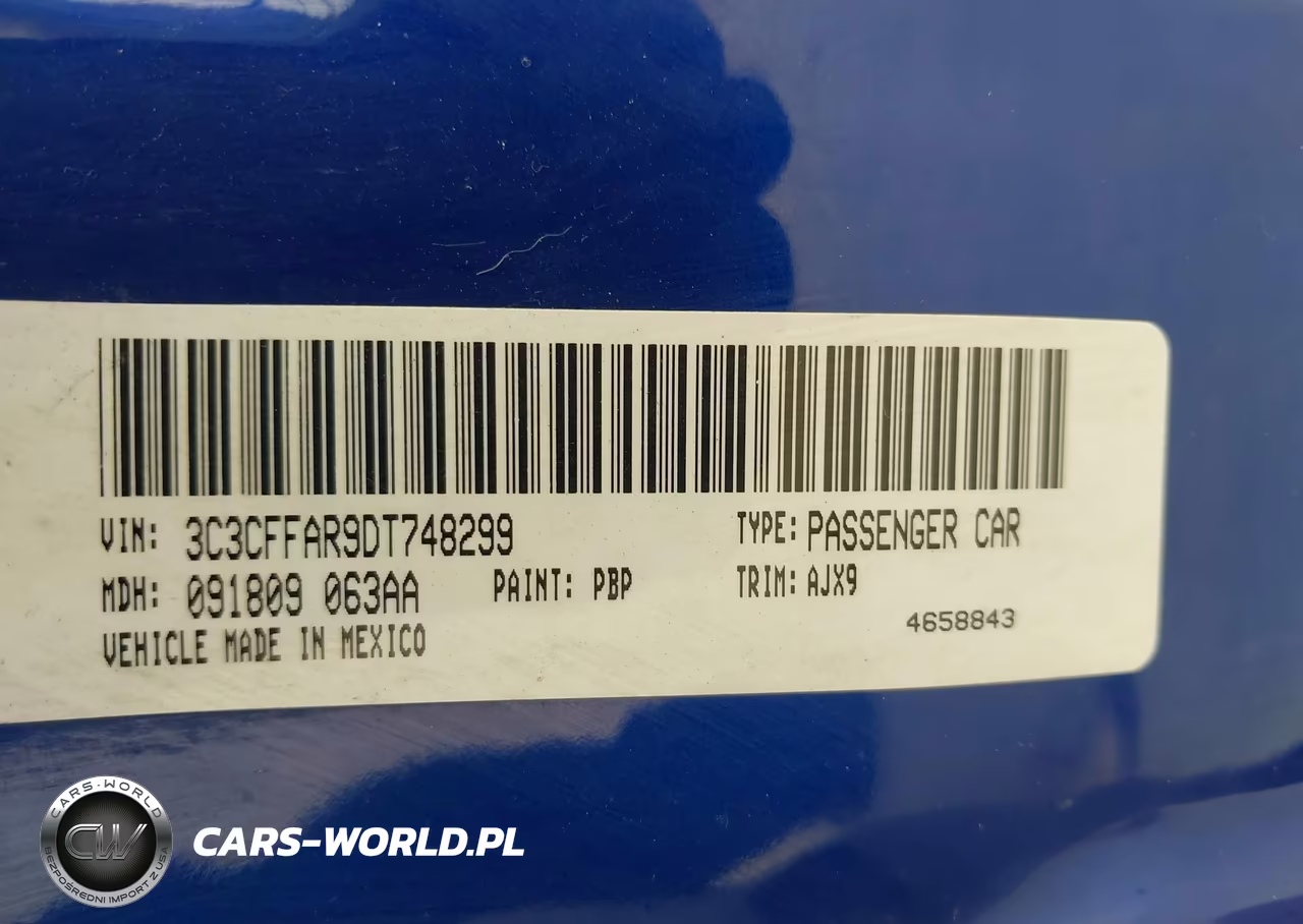 2013 Fiat 500 Pop VIN:3C3CFFAR9DT748299 - 9