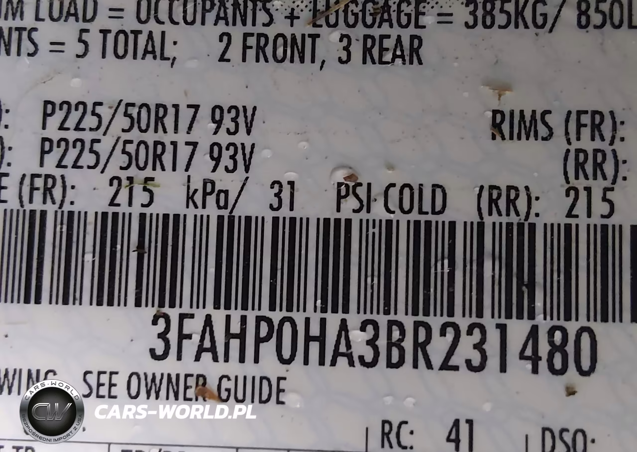 2011 Ford Fusion Se VIN:3FAHP0HA3BR231480 - 9