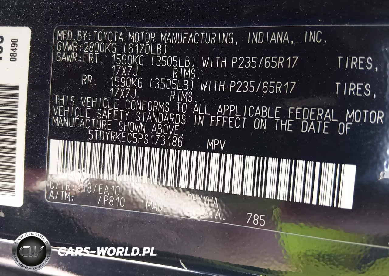 2023 Toyota Sienna Xle VIN:5TDYRKEC5PS173186 - 9