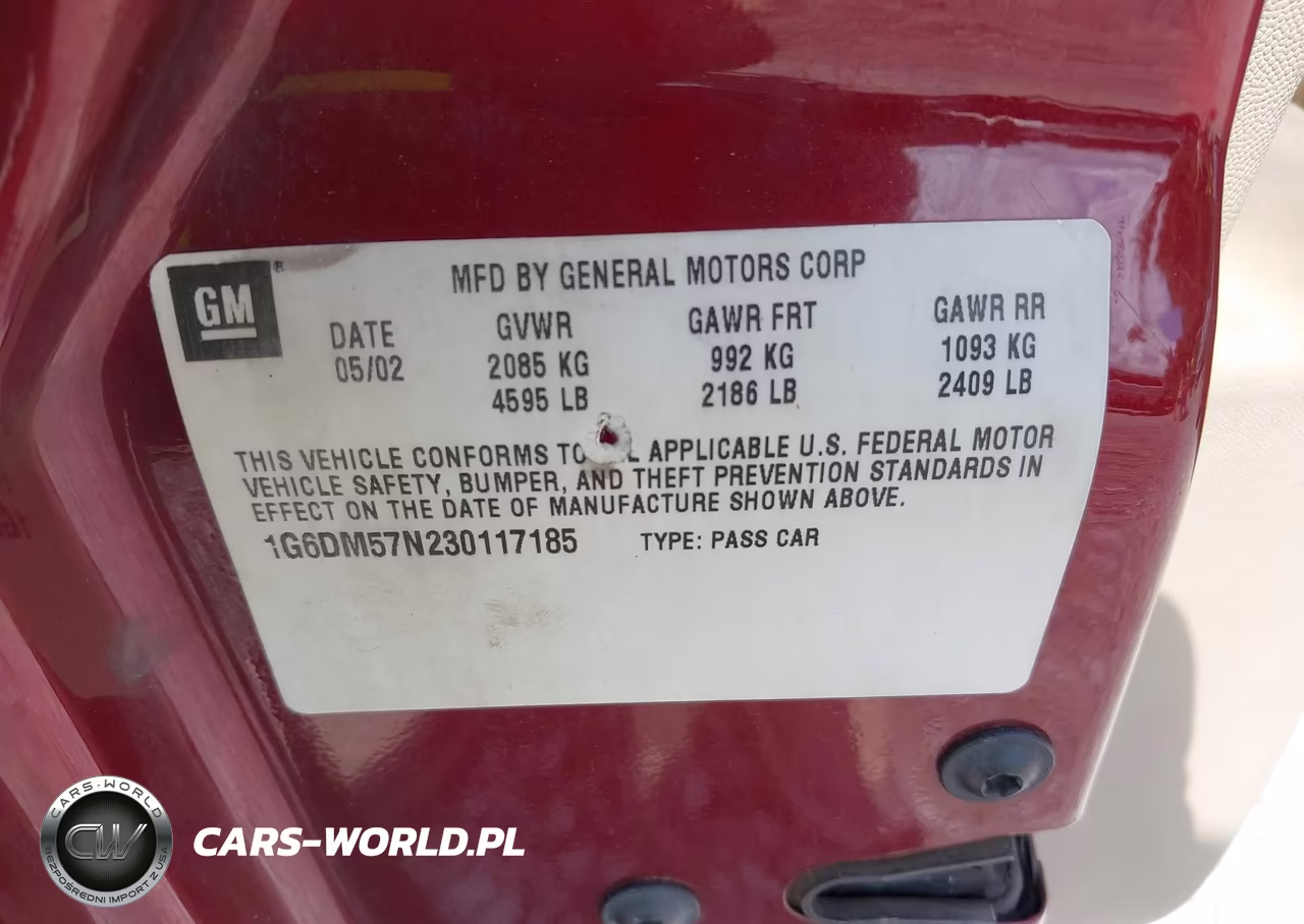 2003 Cadillac Cts Standard VIN:1G6DM57N230117185 - 9